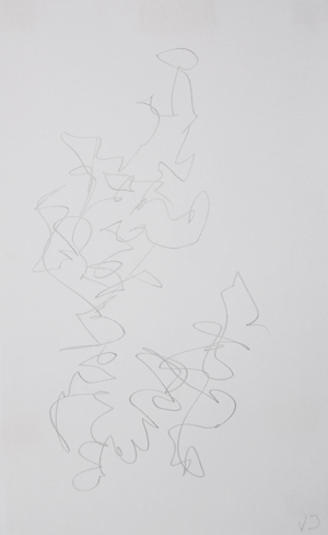 Grafito sobre papel blanco